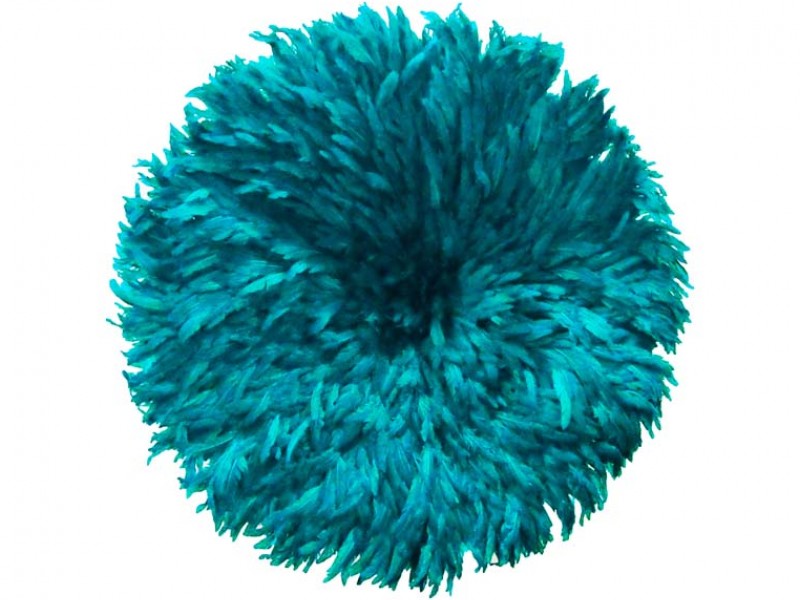 Juju Feather Hat Teal - 80cm